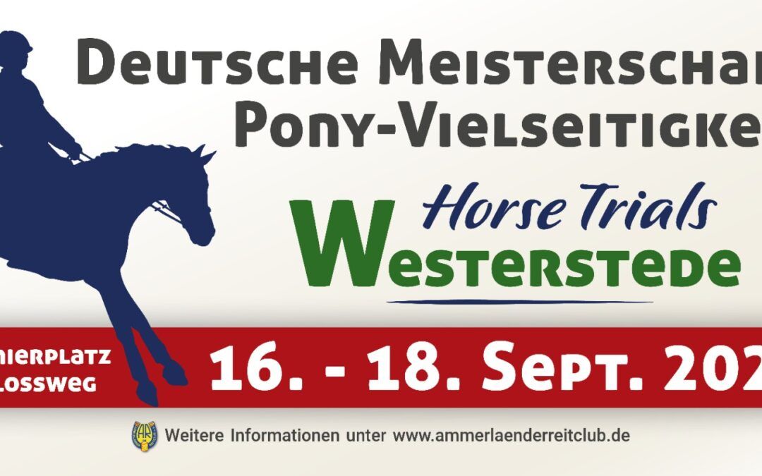 Zeiteinteilung Deutsche Meisterschaft Pony-Vielseitigkeit